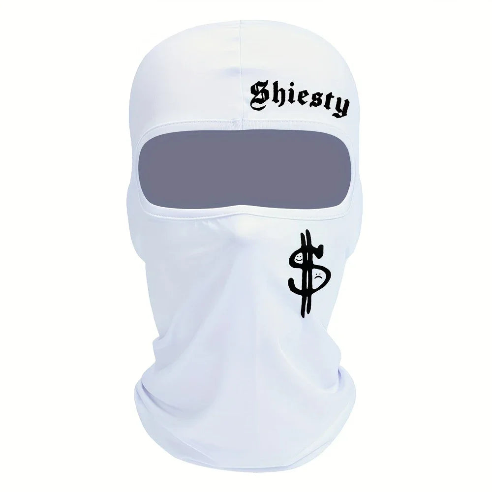 2pcs/1pc Letter and Dollar Print Ski Mask Balaclava Face Mask for Men Women UV Protection Windproof Scarf for Snowboard