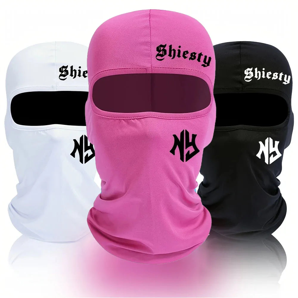 Unisex UV Protection Cooling Balaclava Face Mask  1pc/2pc/3pcs 100% Polyester Woven Neck Gaiter, Summer Scarf for Motorcycle
