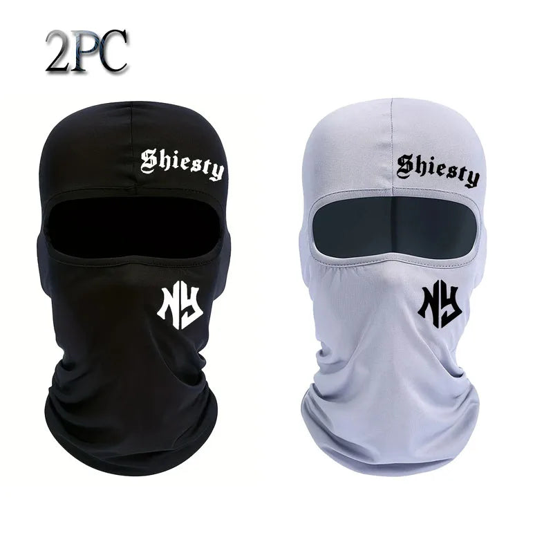 Unisex UV Protection Cooling Balaclava Face Mask  1pc/2pc/3pcs 100% Polyester Woven Neck Gaiter, Summer Scarf for Motorcycle