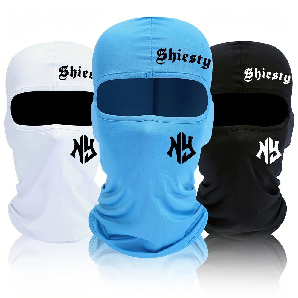 Unisex UV Protection Cooling Balaclava Face Mask  1pc/2pc/3pcs 100% Polyester Woven Neck Gaiter, Summer Scarf for Motorcycle