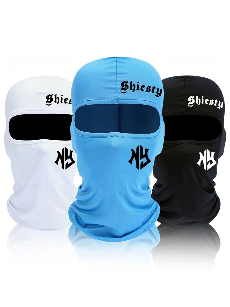 Unisex UV Protection Cooling Balaclava Face Mask  1pc/2pc/3pcs 100% Polyester Woven Neck Gaiter, Summer Scarf for Motorcycle