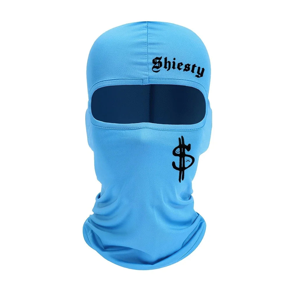 2pcs/1pc Letter and Dollar Print Ski Mask Balaclava Face Mask for Men Women UV Protection Windproof Scarf for Snowboard